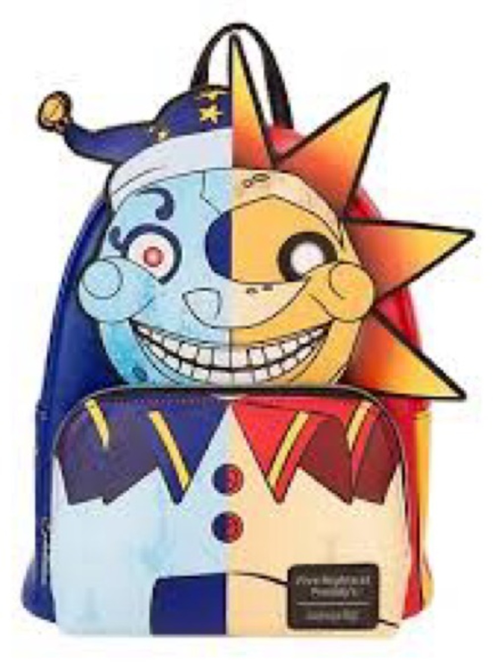 Loungefly Five Nights at Freddy's: Security Breach Sun and Moon Mini Backpack